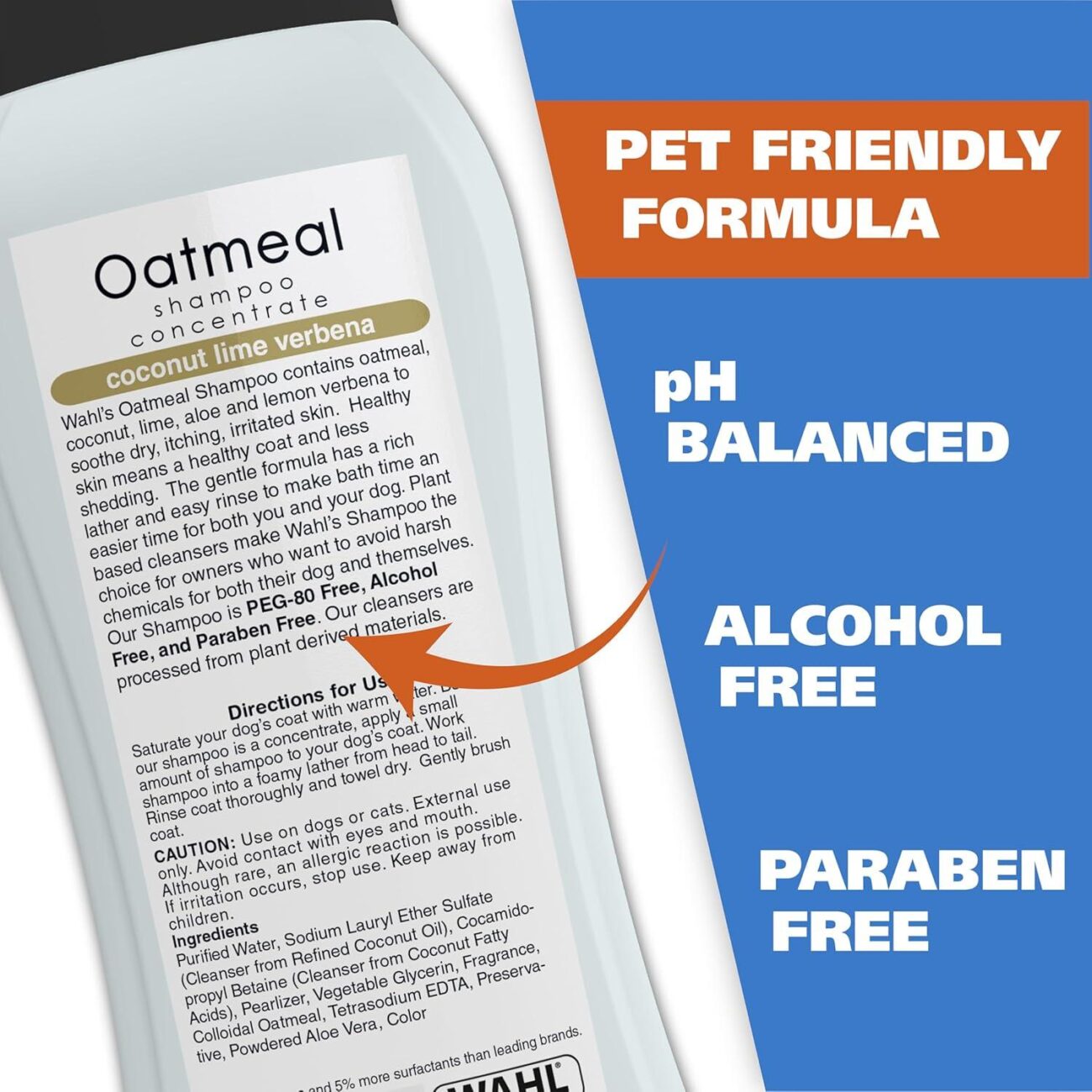 Best Dog Shampoo – Wahl USA Dry Skin & Itch Relief Pet Shampoo – Oatmeal & Coconut Lime Scent, 24 Oz Review