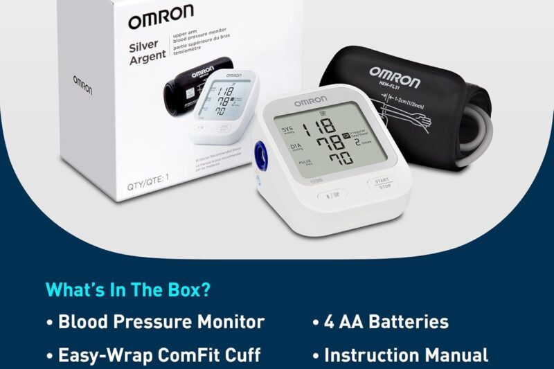 Best Blood Pressure Monitor – OMRON Silver Home Blood Pressure Cuff Review